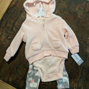 3 Piece Set with Microfleece Jacket